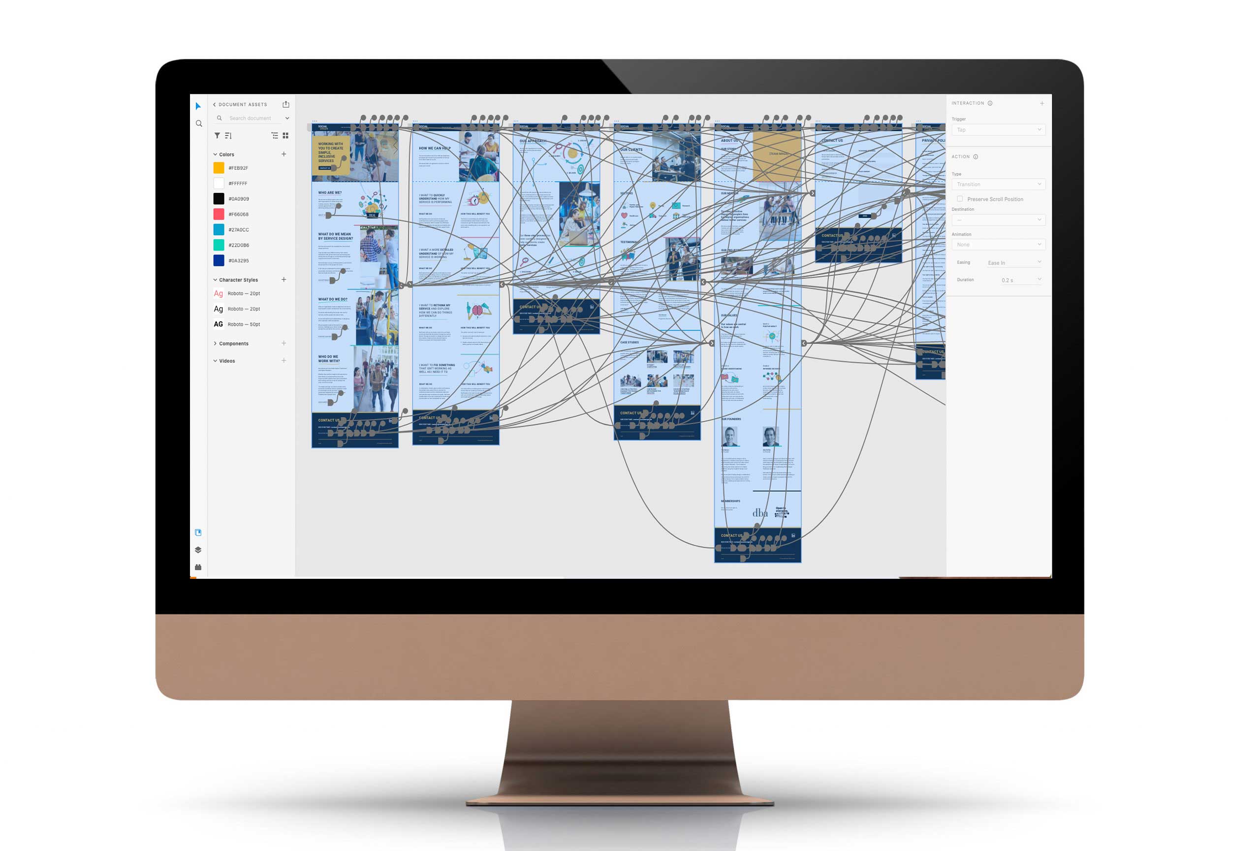Carpe Creative web design project with Social Origin: mobile customer journey